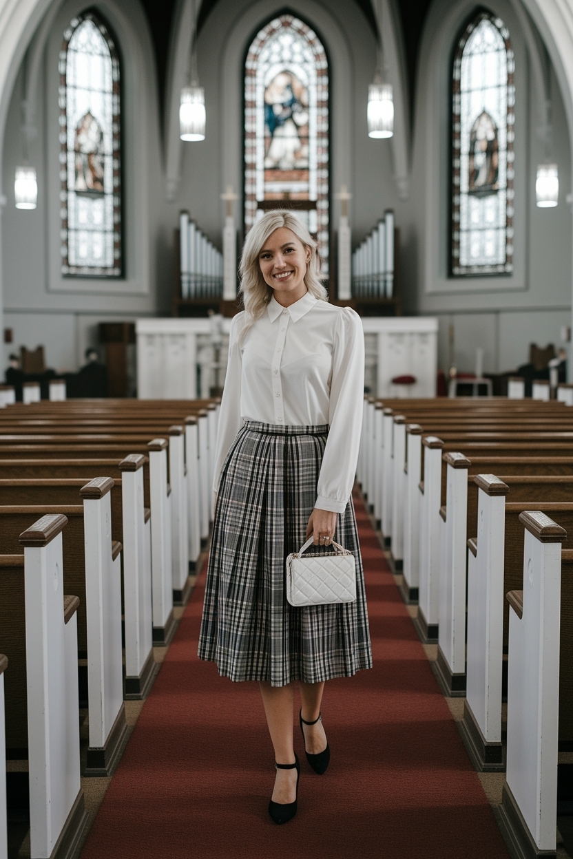 Creating a Church Outfit for Women Simple Yet Elegant outfit idea