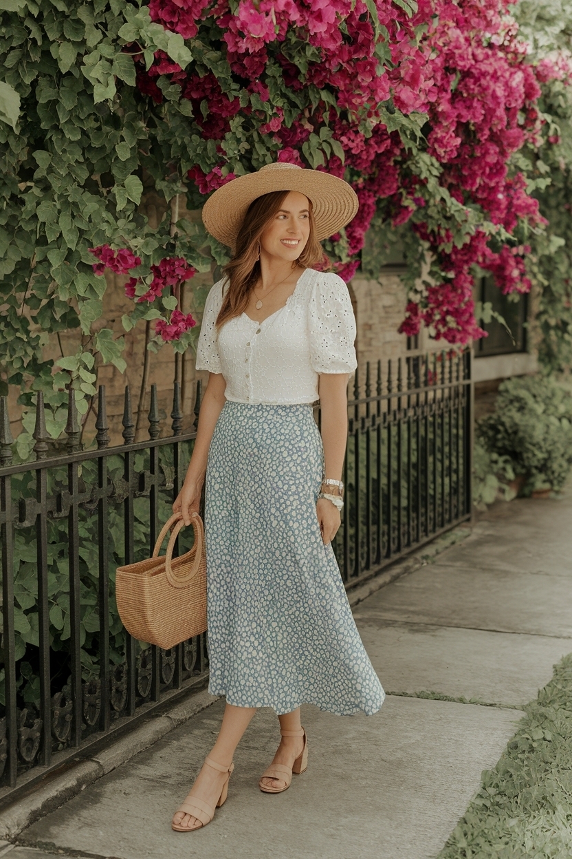 Elegant Church Outfit for Women Summer Styles outfit idea