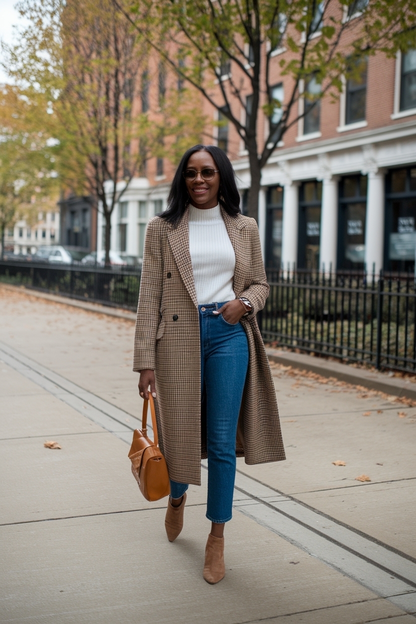Classy Fall Outfits Black Women: Elegant Seasonal Choices outfit idea