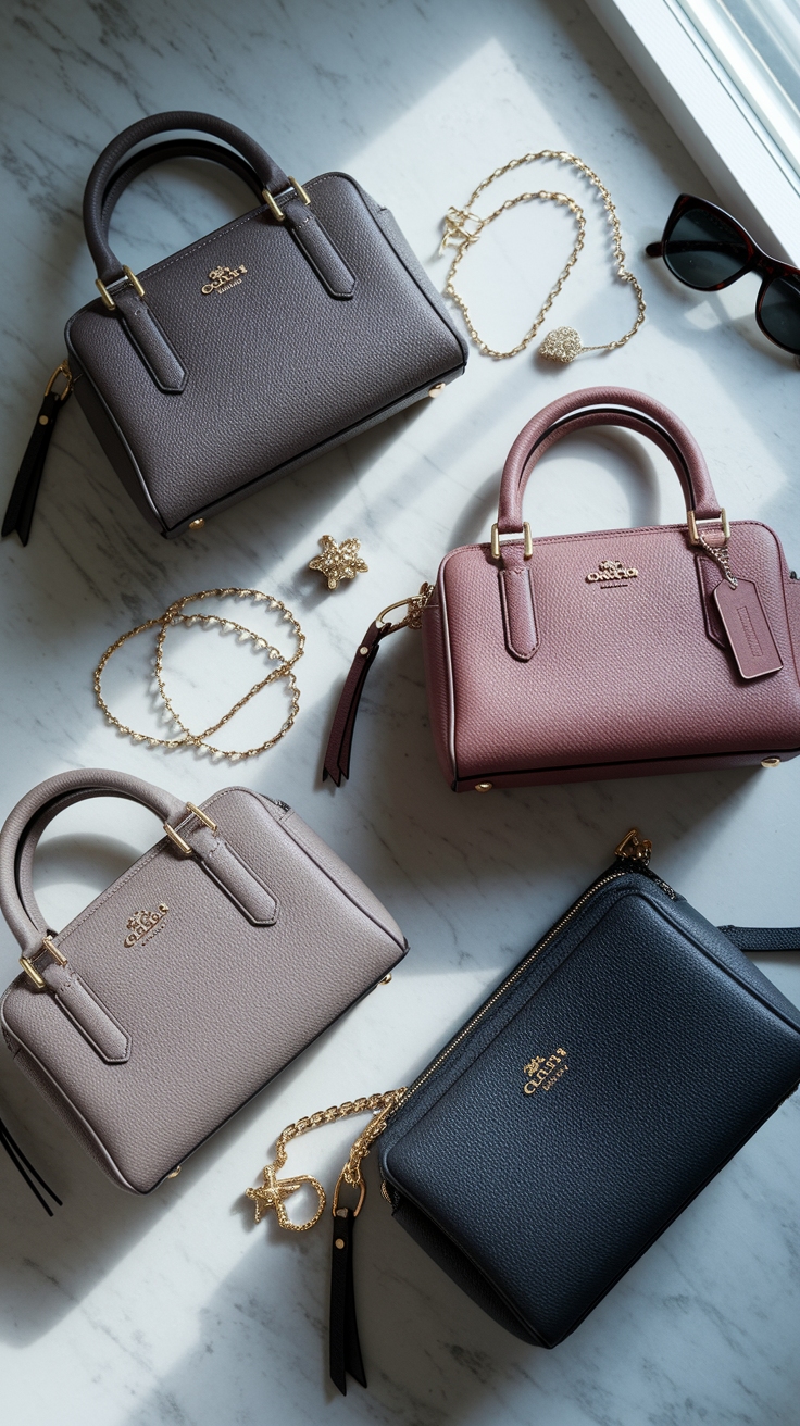 Charming Coach Small Bags for Minimalists outfit idea