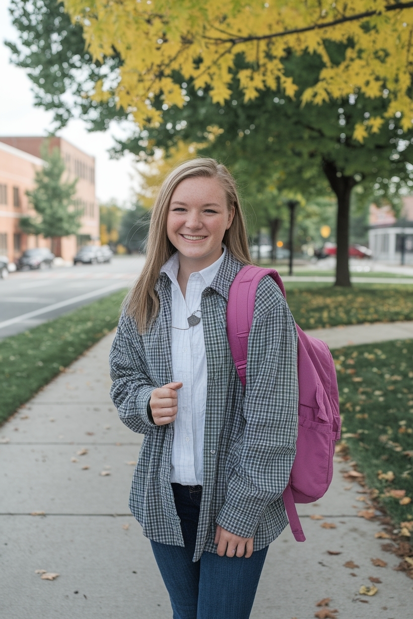 Comfy Fall Outfits for School: Stay Warm and Stylish outfit idea