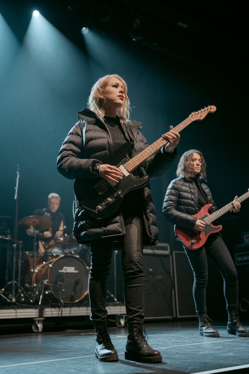 Concert Outfit Black Women Winter: Rock the Cold Season outfit idea