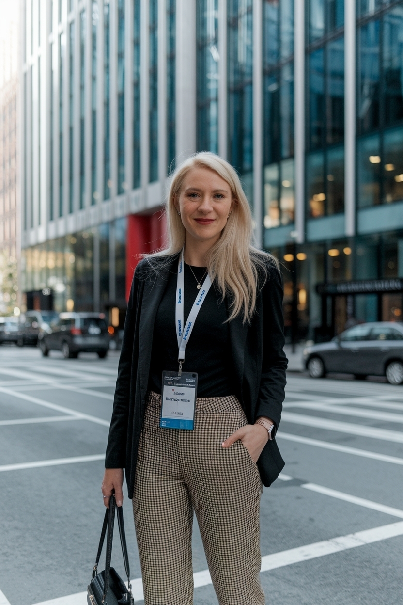 Stylish Conference Outfits Women Business Casual to Impress outfit idea