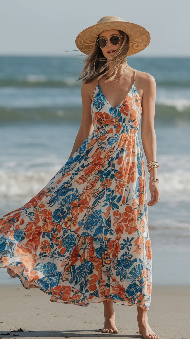 Cotton Maxi Dresses: Ultimate Comfort and Style Combo outfit idea