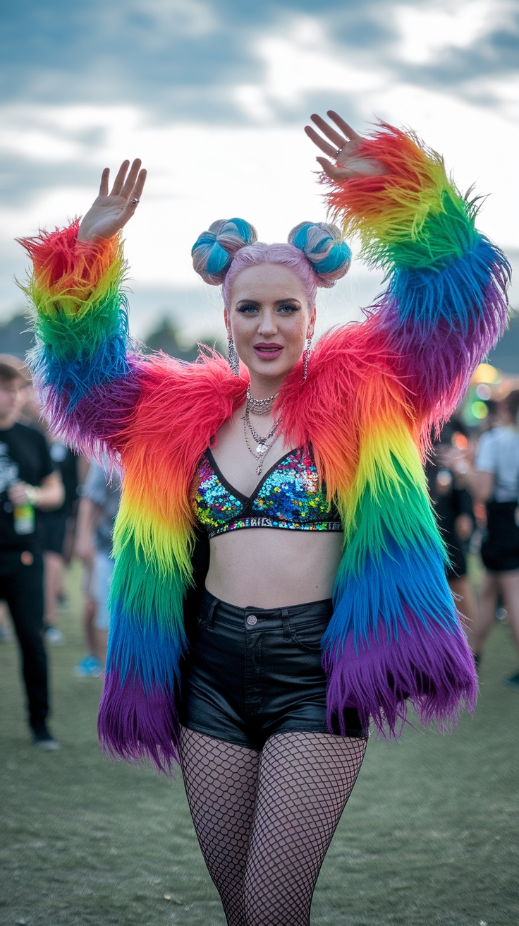 Crazy Festival Outfits: Stand Out in the Crowd outfit idea