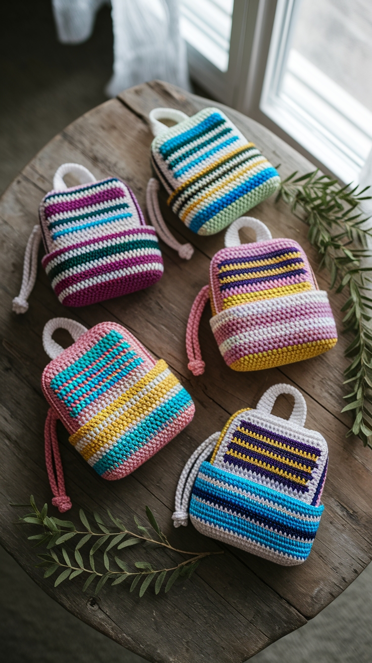 Crochet Backpack Charms: Handmade Touch for Your Gear outfit idea