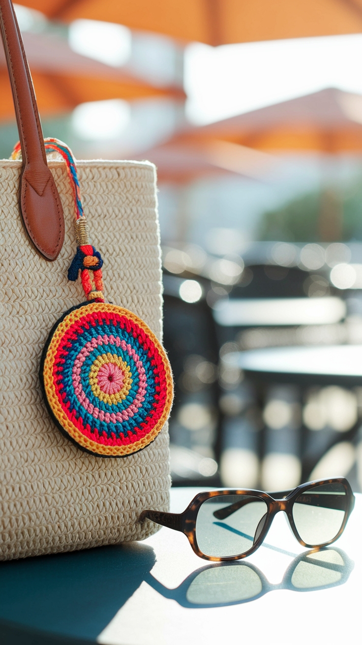 Explore Unique Crochet Bag Charm Options outfit idea