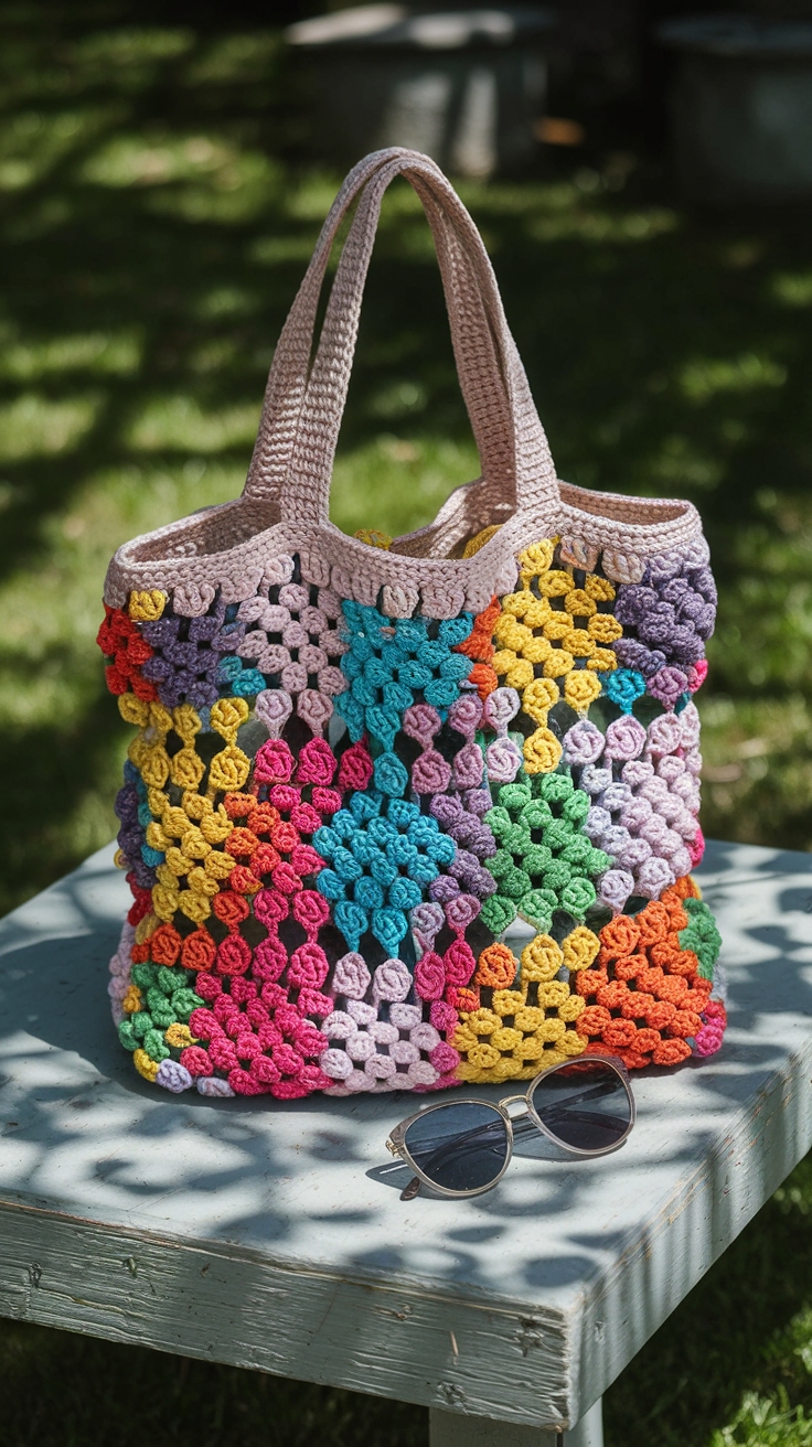 Chic Crochet Patterns Tote Bag for Everyday Use outfit idea