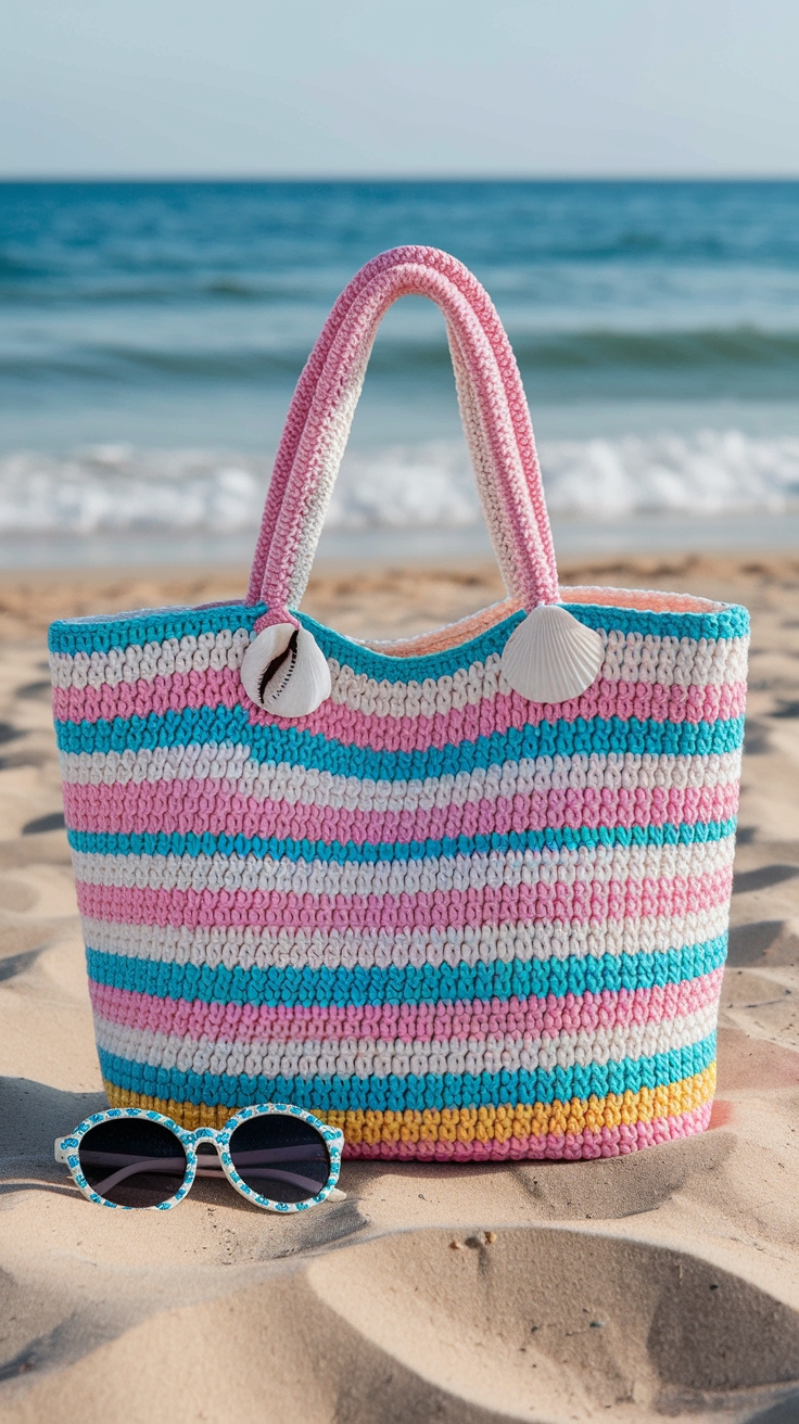 Crochet Tote Bag Free Pattern for Everyone outfit idea