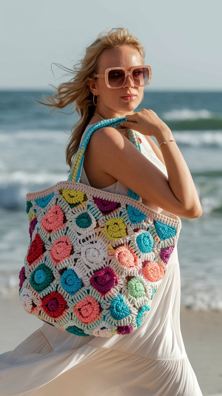 Crochet Tote Bag Ideas for Unique Styles outfit idea