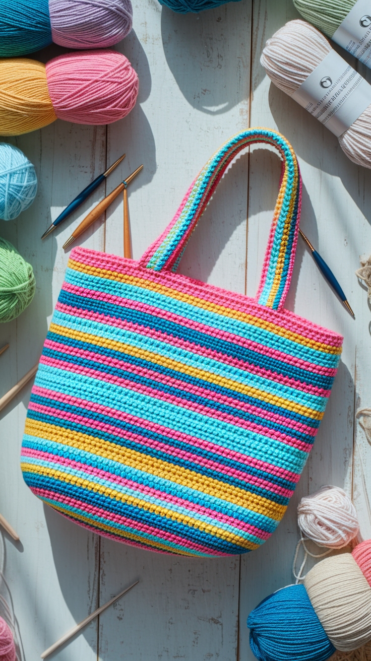 Crochet Tote Bag Pattern: Step-by-Step Guide outfit idea