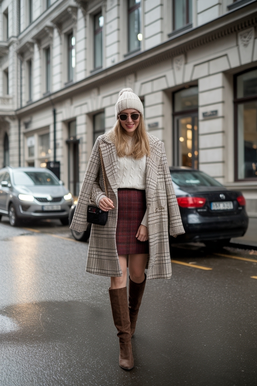 Cute Skirt Outfits for Winter: Stay Fashionable and Warm outfit idea