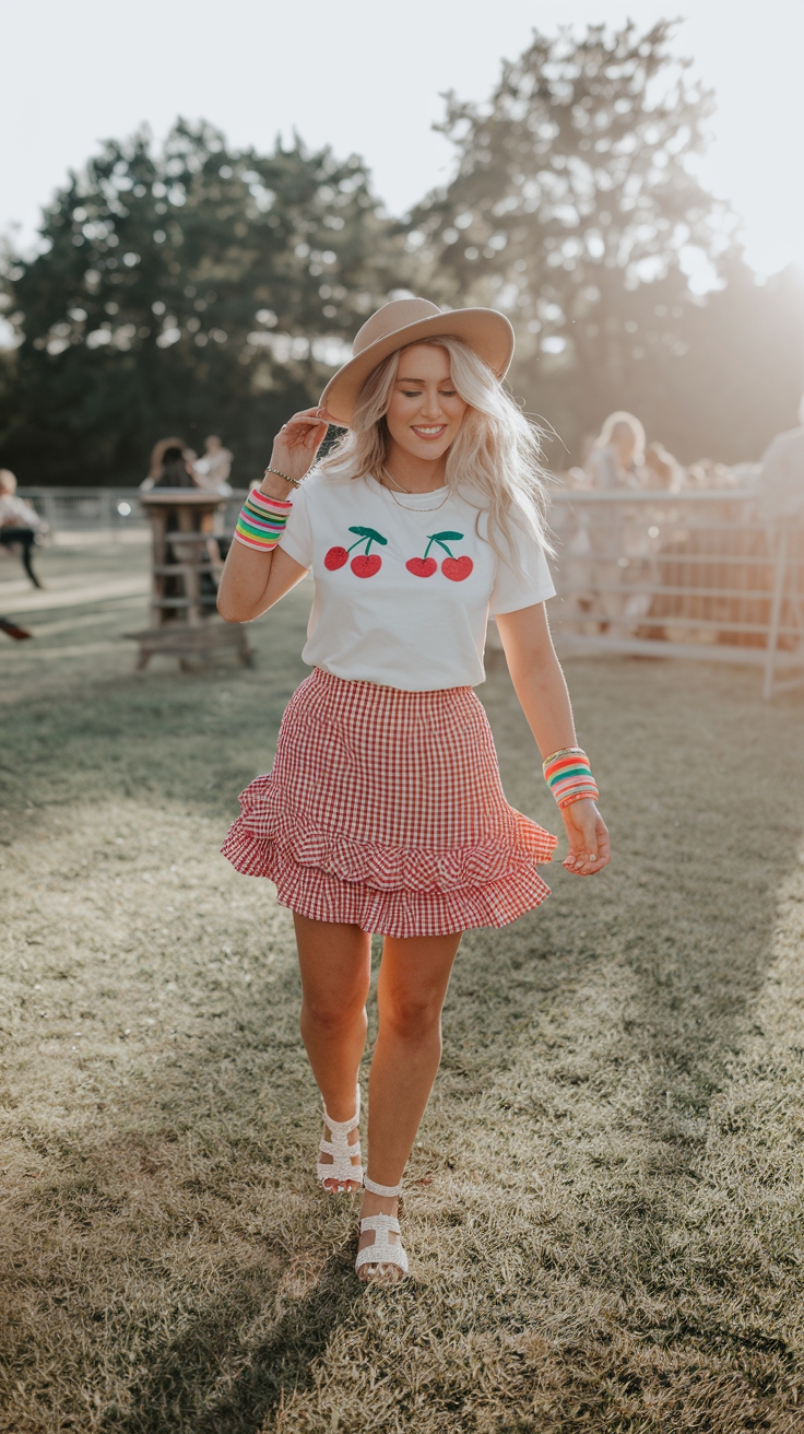 Cute Summer Festival Outfits: Bright and Breezy Looks outfit idea