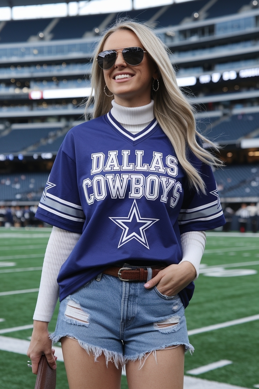 Dallas Cowboys Game Day Outfit: Show Your Team Spirit outfit idea