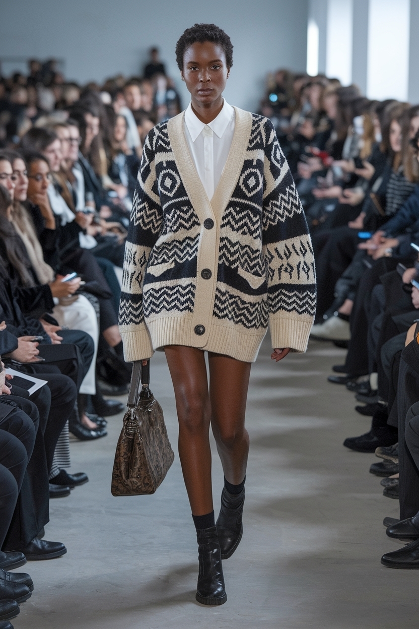 Designer Cardigan Outfit Black Women: Luxury Fashion Finds outfit idea