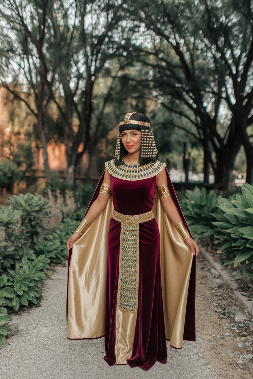 DIY Cleopatra Halloween Costume Ideas for a Unique Look outfit idea