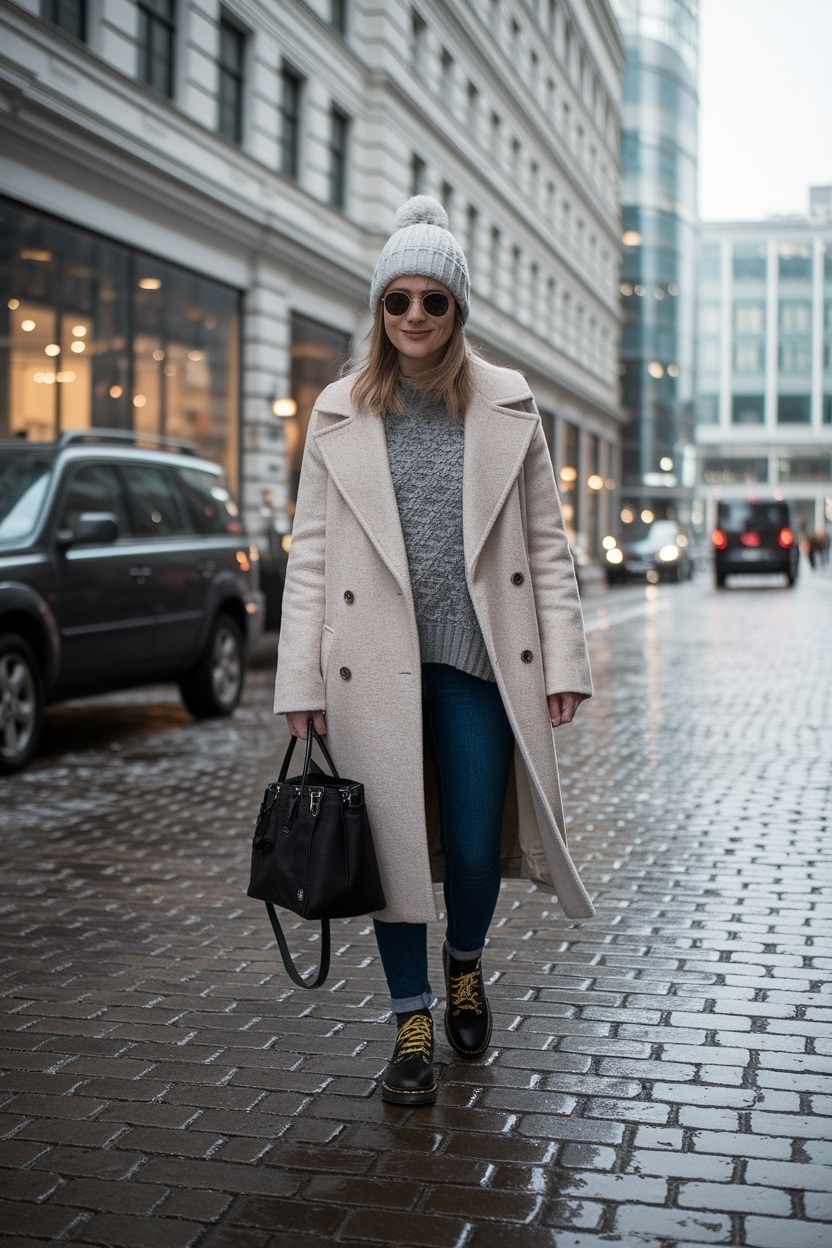 Doc Martens Outfit Winter Casual: Trendy and Comfortable outfit idea