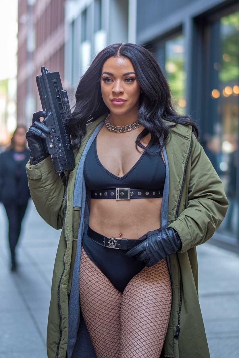 Earthy Baddie Outfits Black Women Inspired by Nature outfit idea