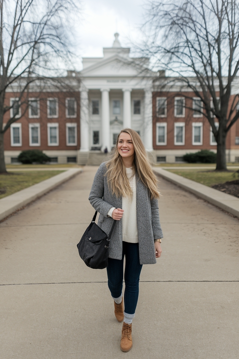 Everyday College Outfits Winter: Comfort Meets Style outfit idea