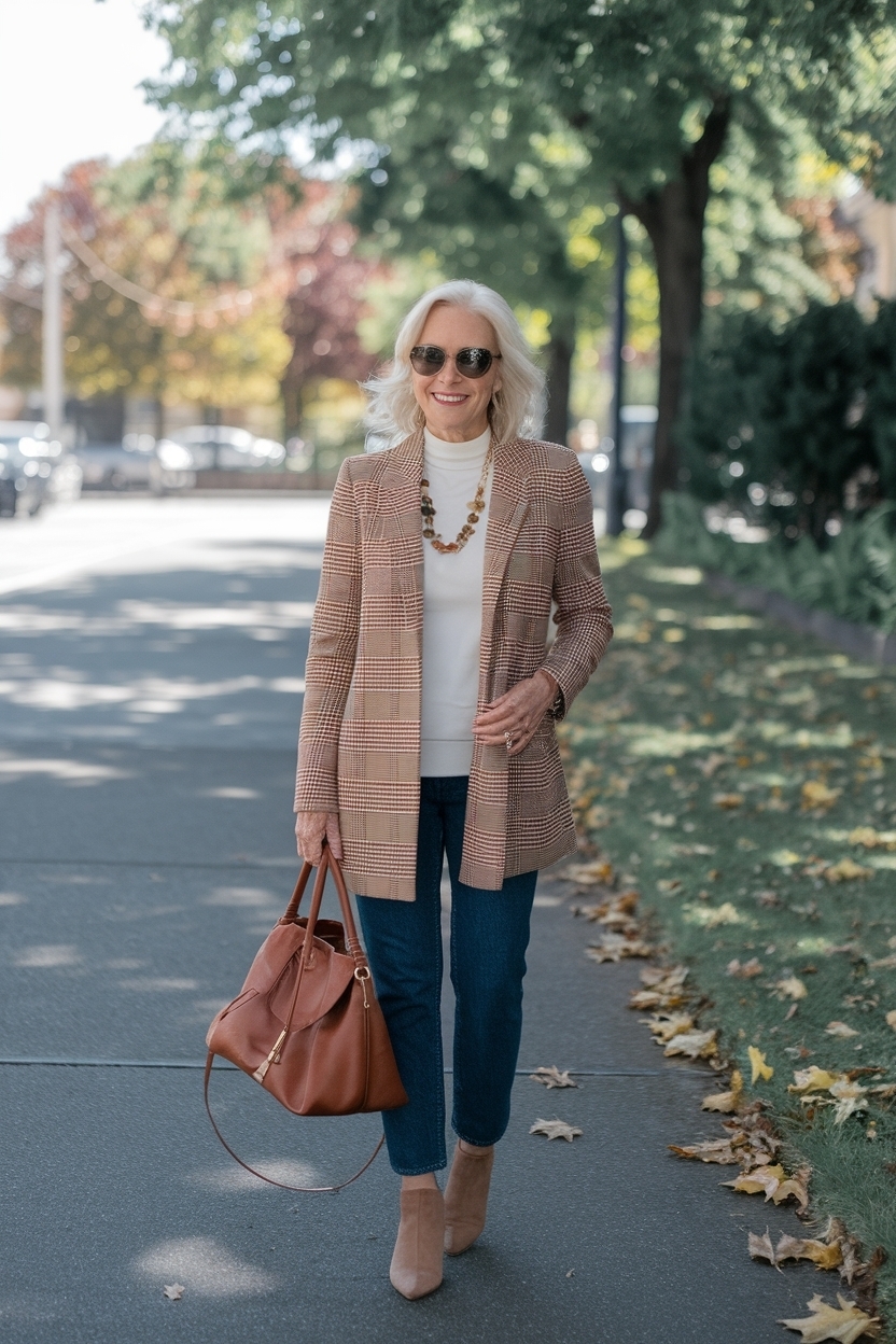 Fall Casual Outfits Women Over 50: Chic and Comfortable outfit idea