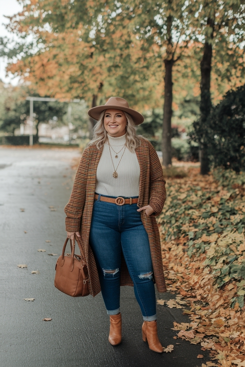 Chic Fall Outfits Plus Size Women Will Love This Season outfit idea