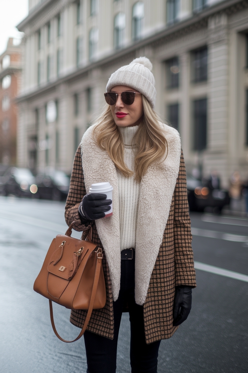 Fall Outfits Women Cold Weather: Feminine and Functional outfit idea