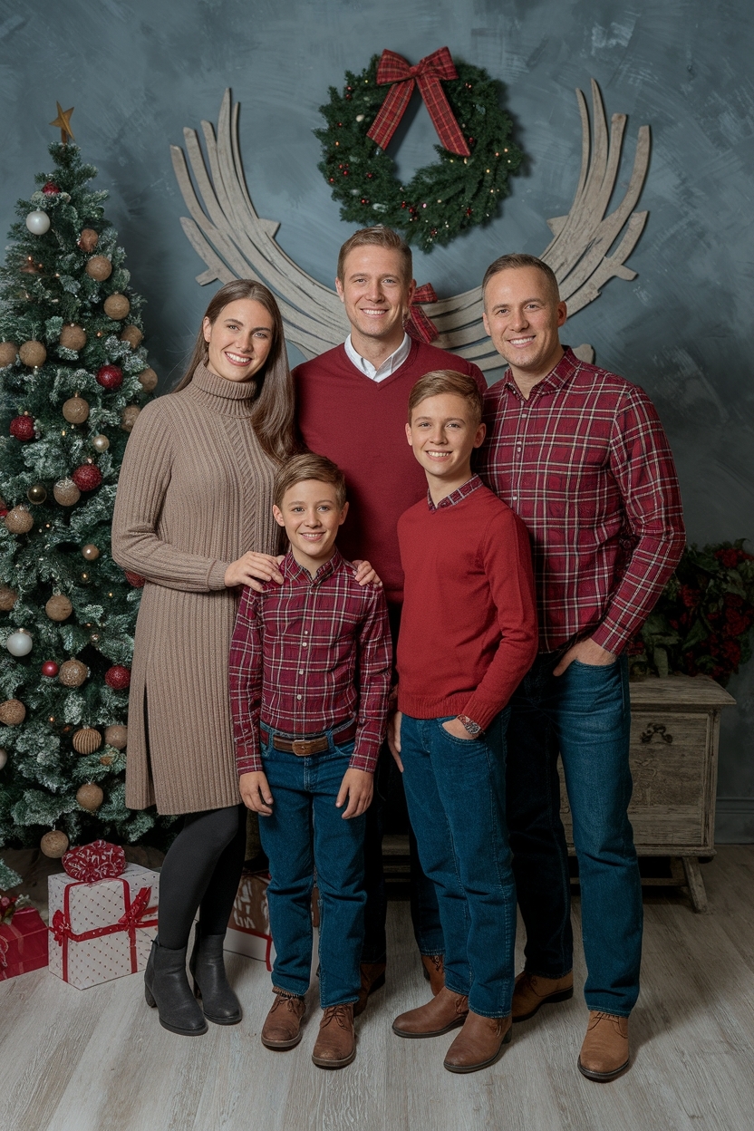 Family Christmas Pictures Outfits to Cherish Forever outfit idea