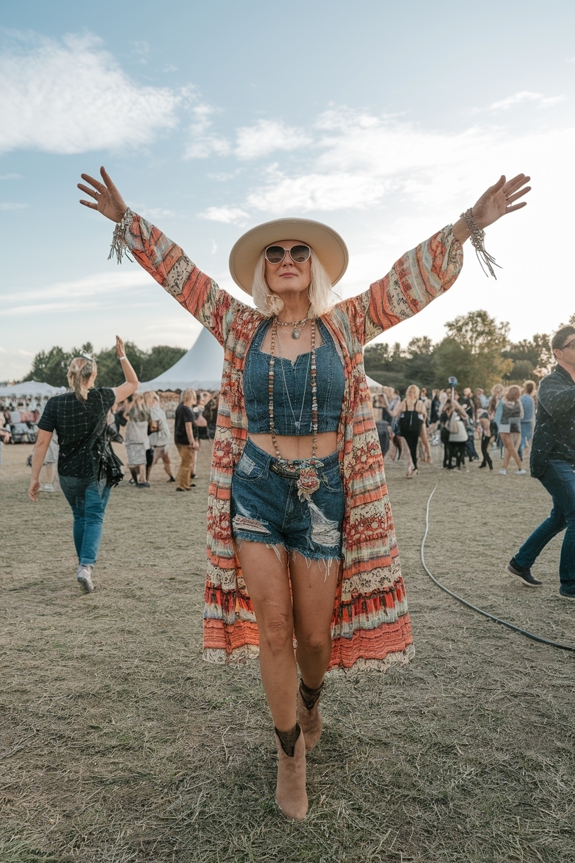 Festival Outfit for Women Over 40: Fun and Fashionable Choices outfit idea