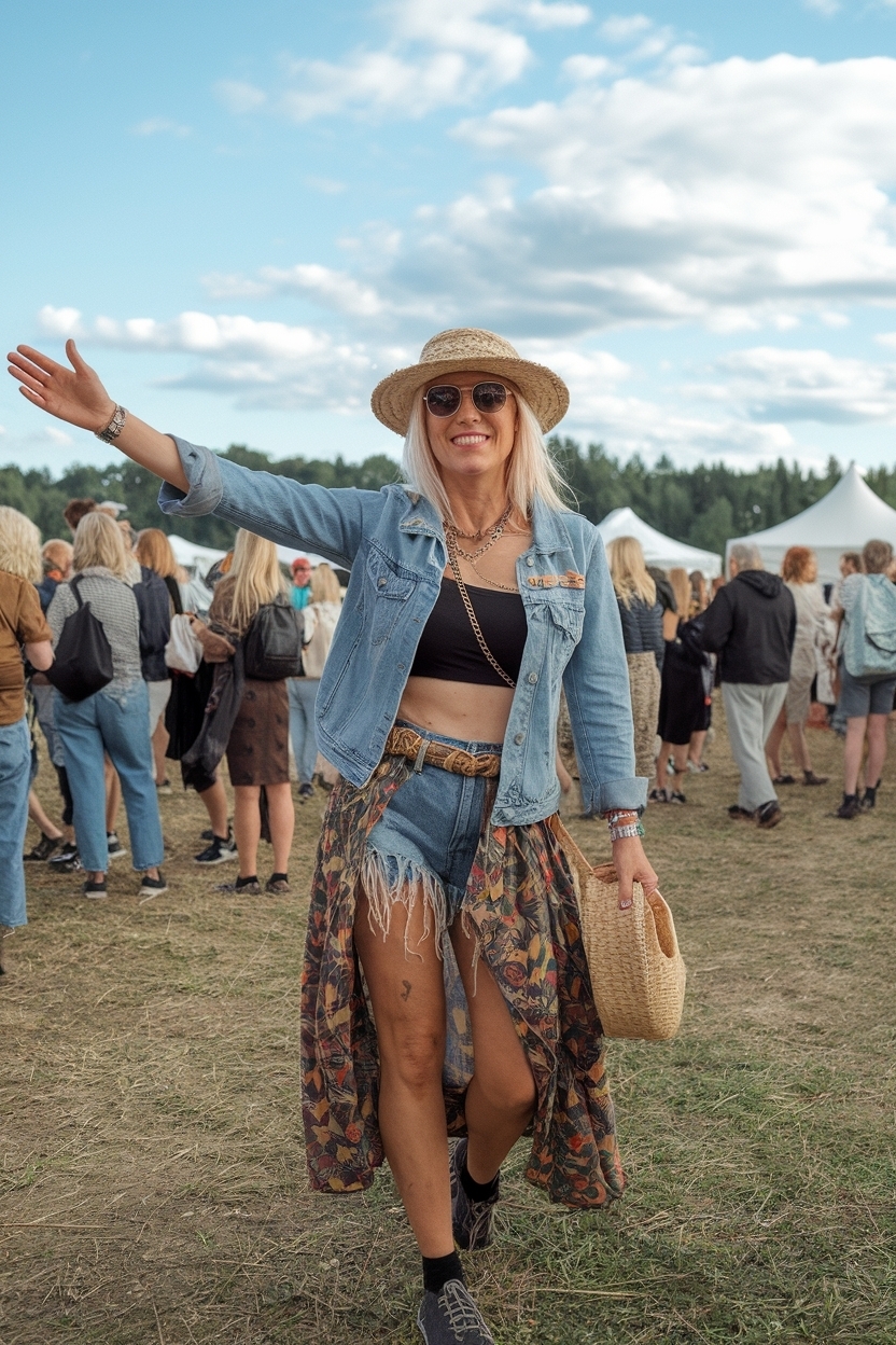 Festival Outfit Over 40 for Women: Embrace Your Unique Style outfit idea