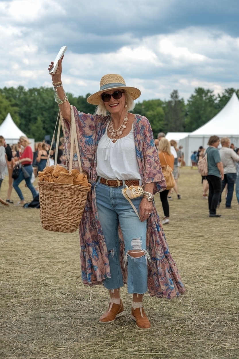 Festival Outfit Women Over 50: Age-Defying Looks outfit idea