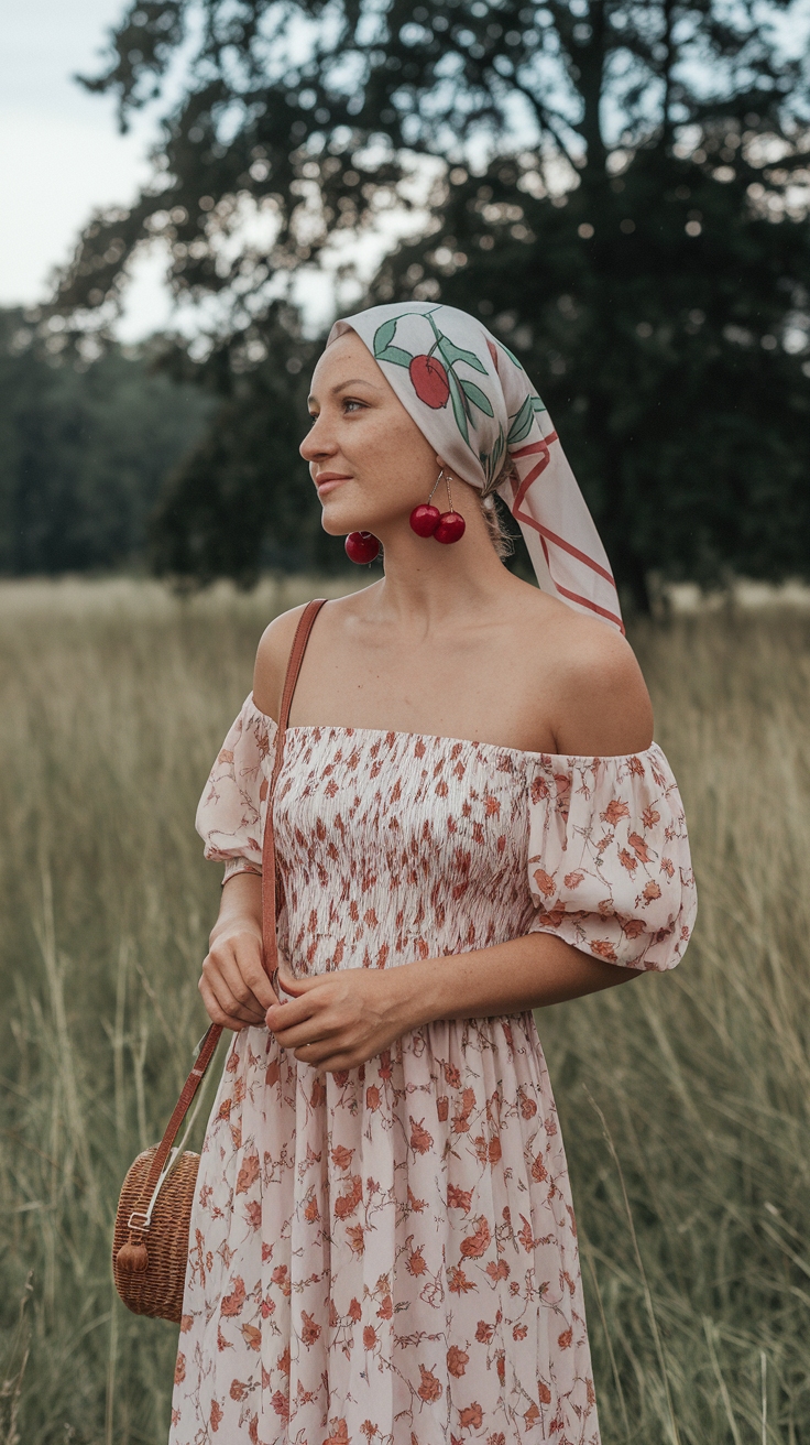 How to Accessorize Festival Outfits Head Scarf outfit idea