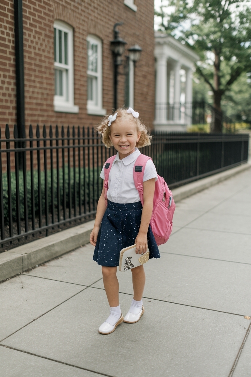 First Day of School Outfit for Confidence Boost outfit idea