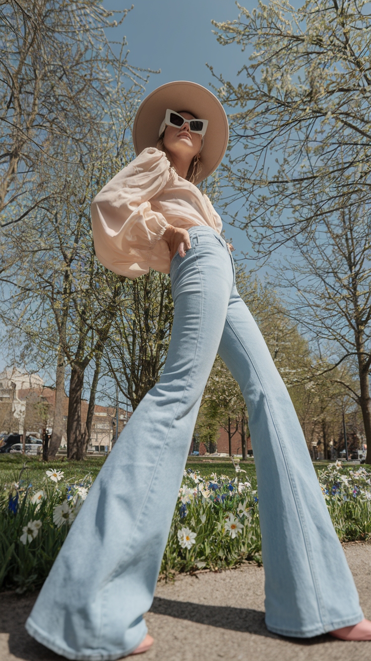 Flared Jeans Outfit Spring: Styles to Try outfit idea