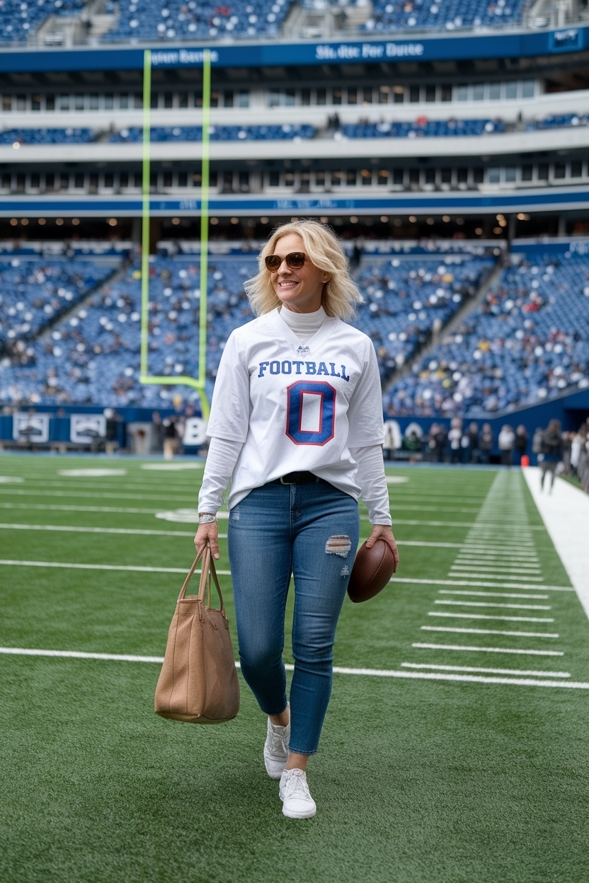 Football Game Outfits for Women Over 40: Chic Choices outfit idea
