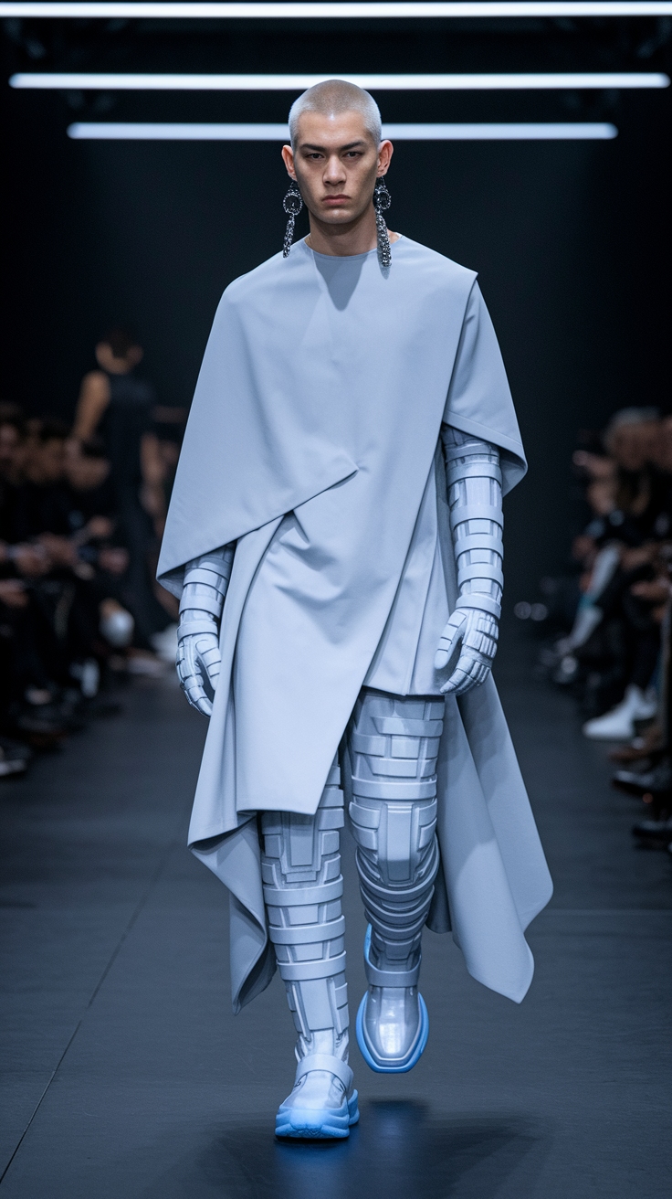 Futuristic Fashion Men: Key Looks to Embrace outfit idea