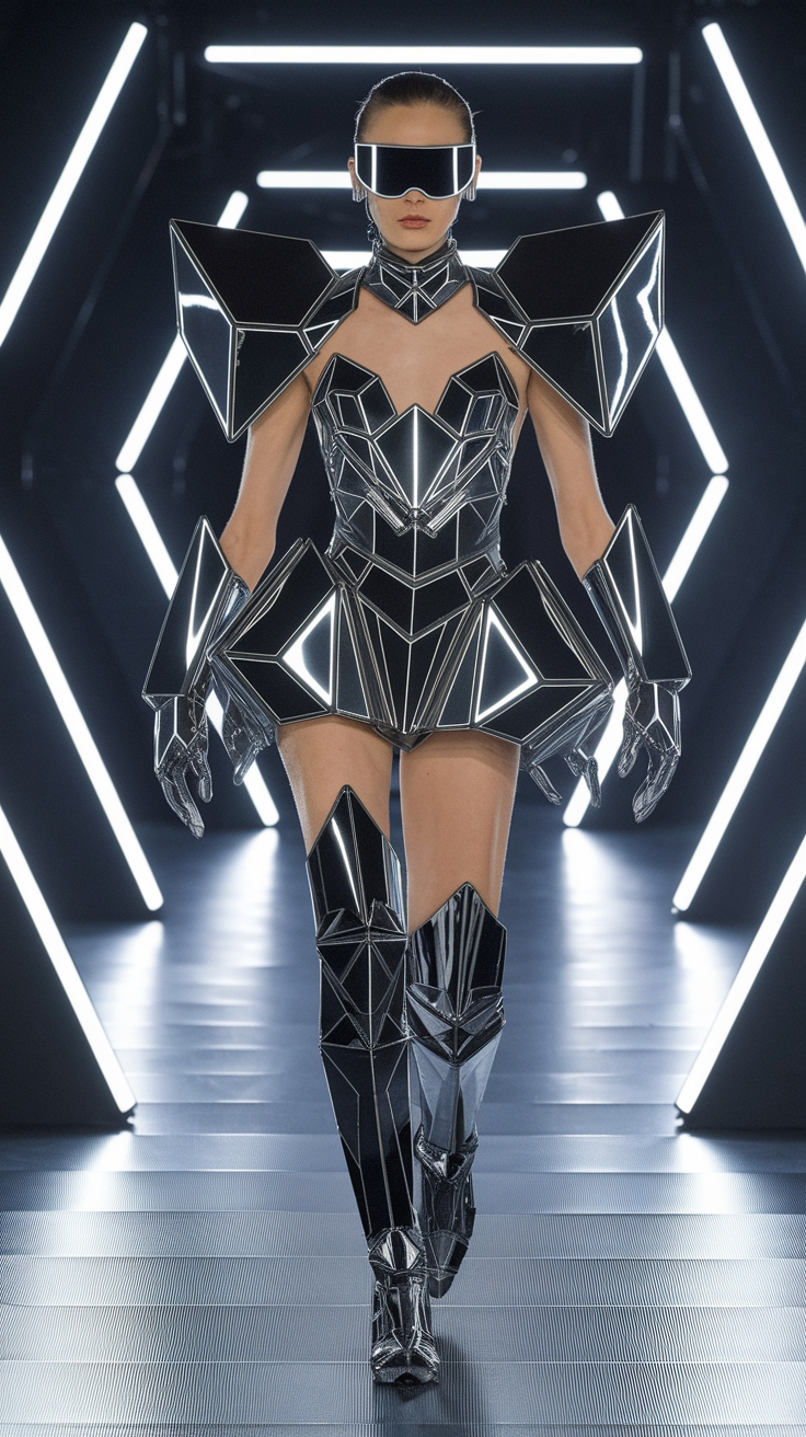 Futuristic Runway Fashion: A New Era of Style outfit idea