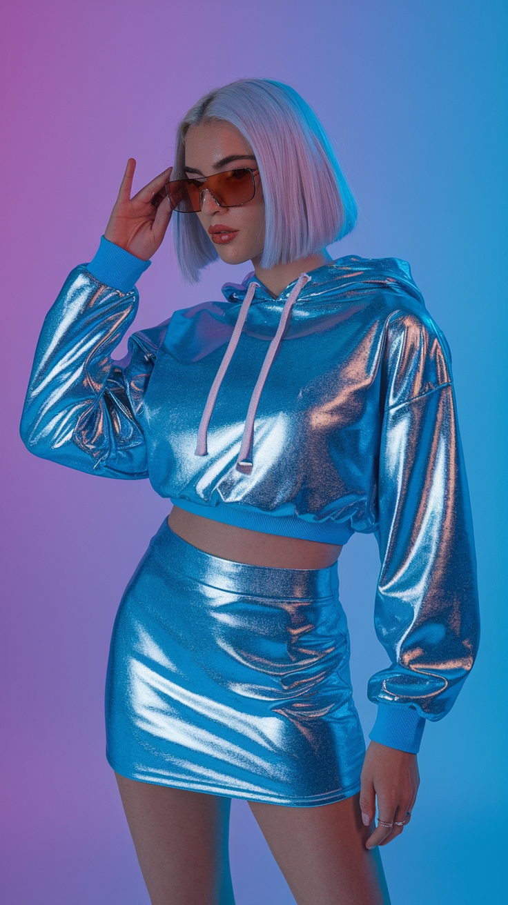 Exploring Futuristic Y2K Fashion Trends Today outfit idea