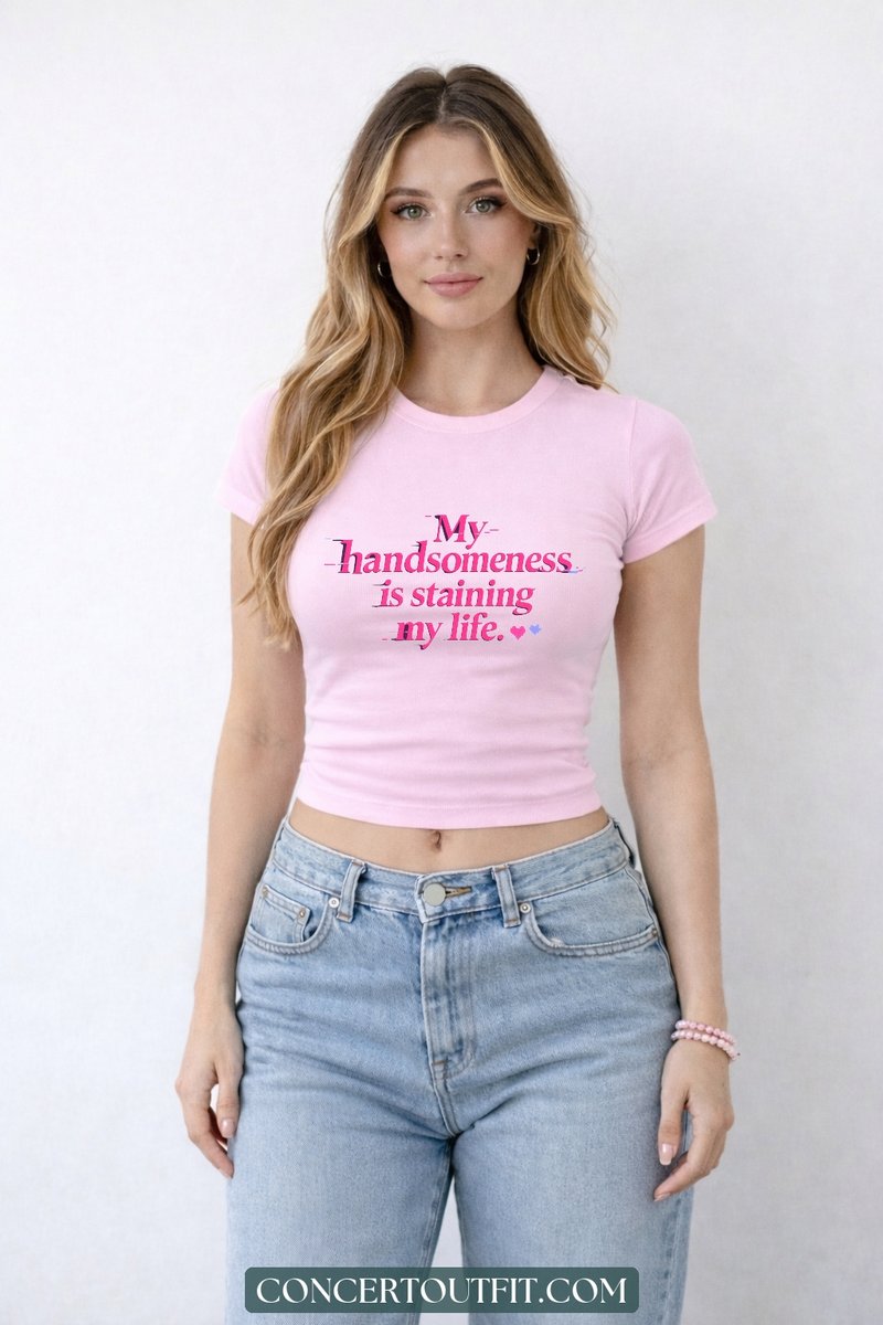 Glitch Romance baby tee