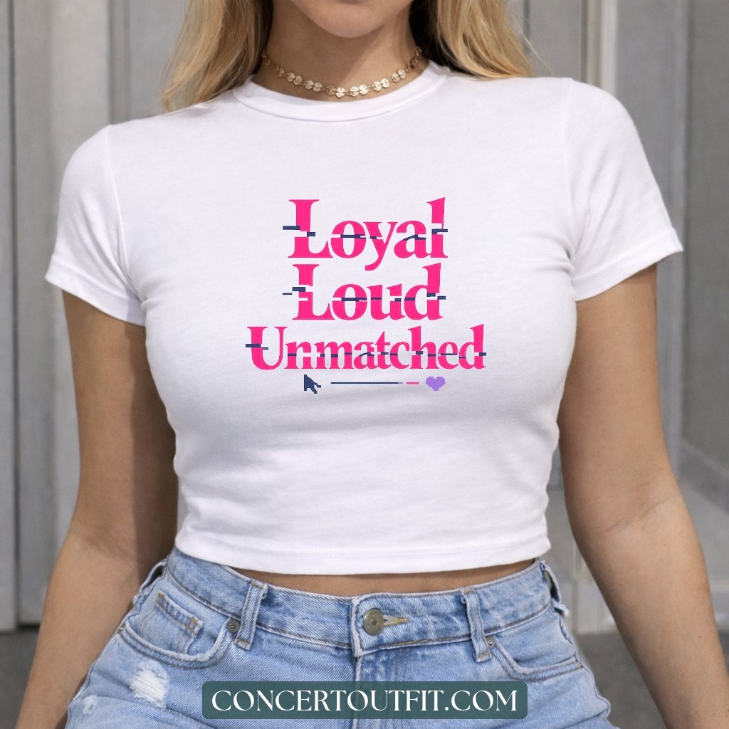 Glitch Romance baby tee