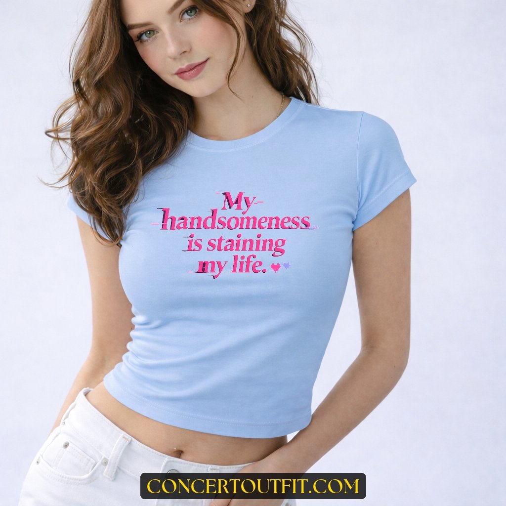 Glitch Romance baby tee