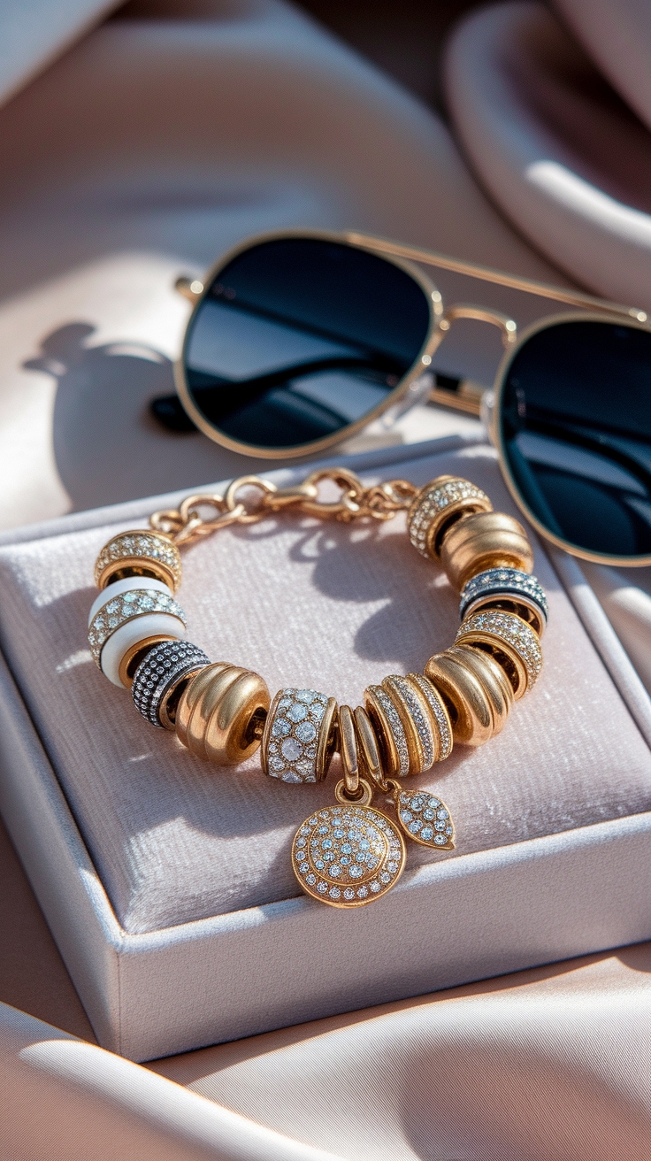 Gold Charm Bracelet for Women: A Timeless Accessory outfit idea