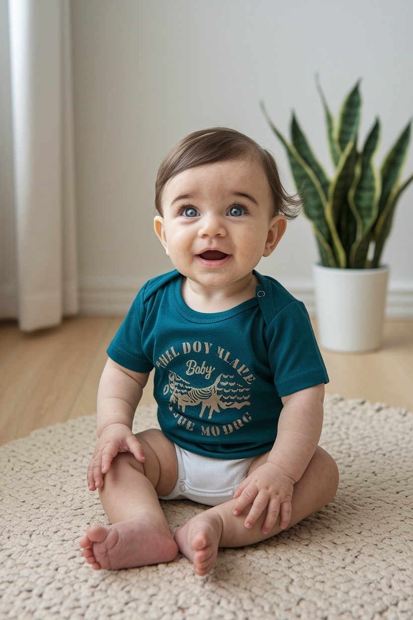 Graphic Baby Tee: Fun and Playful Fashion for All Ages outfit idea