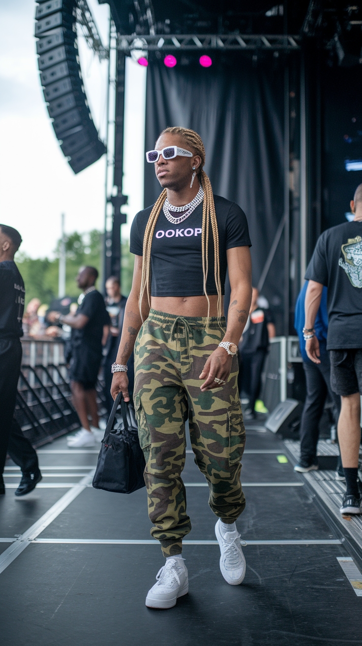 Trendy Hip Hop Music Festival Outfits outfit idea