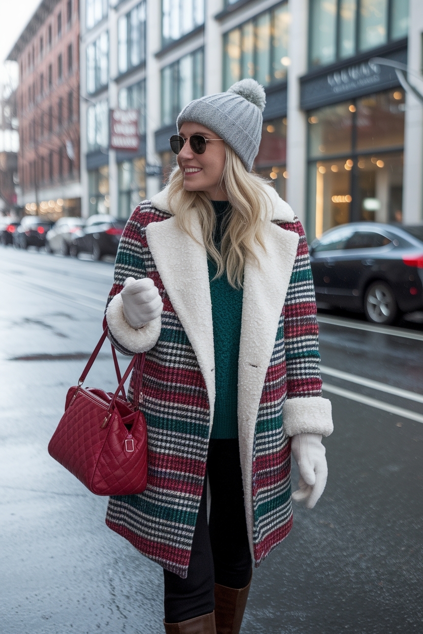 Holiday Outfits Cold Weather: Glam Up for the Season outfit idea