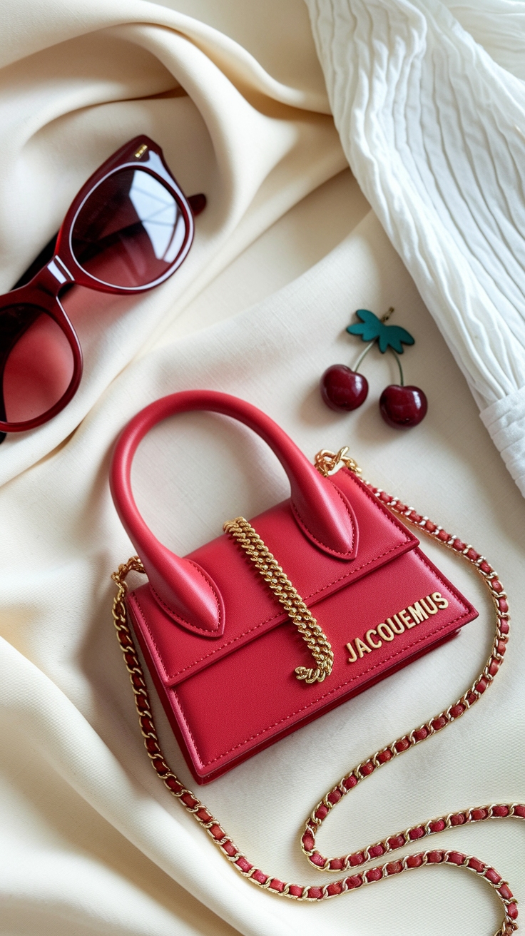 Complete Your Look with the Jacquemus Red Bag outfit idea