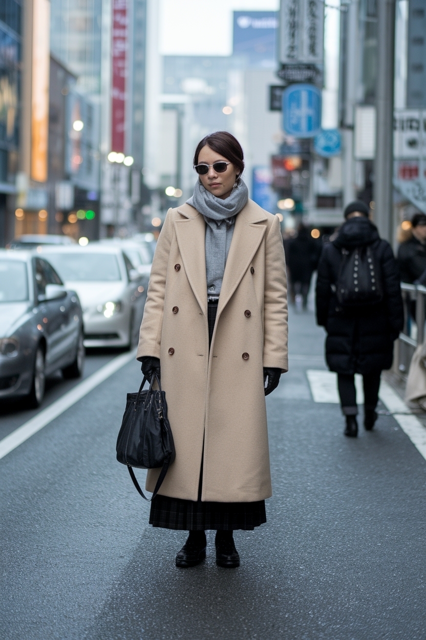 Trendy Japan Winter Outfit Street Style for Fashion Lovers outfit idea