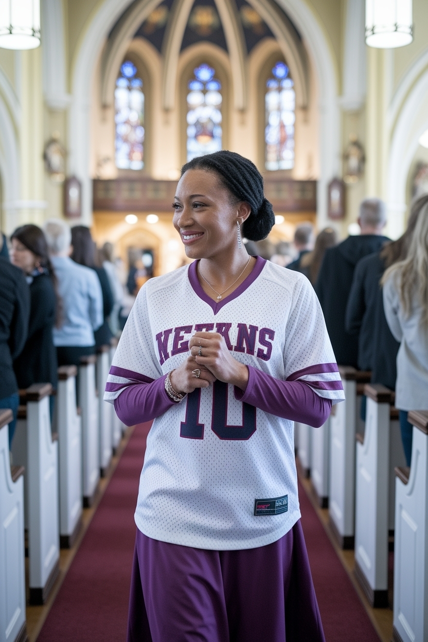 Jersey Outfit Women for Church: Stylish Choices outfit idea