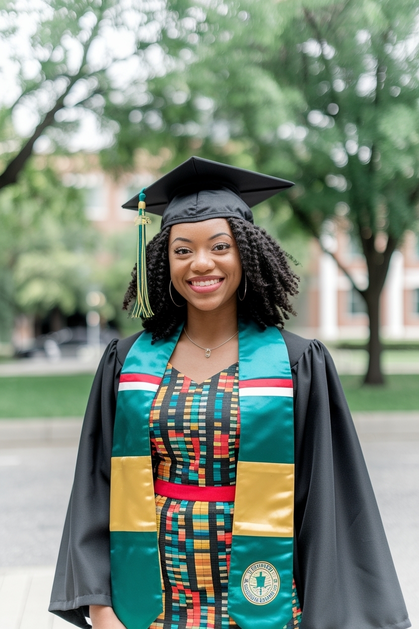 Kente Dress Styles for Graduation: Bold and Beautiful outfit idea