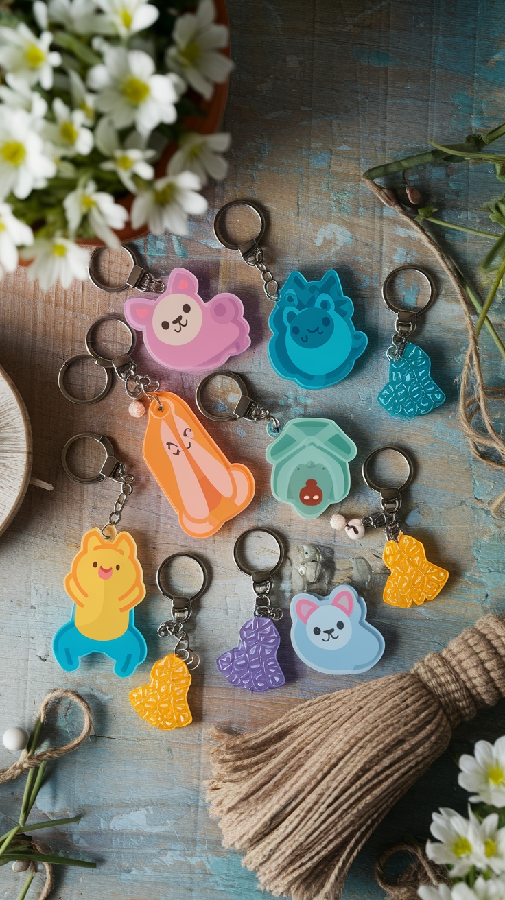 Inspiring Keychain Ideas Acrylic for Customization outfit idea