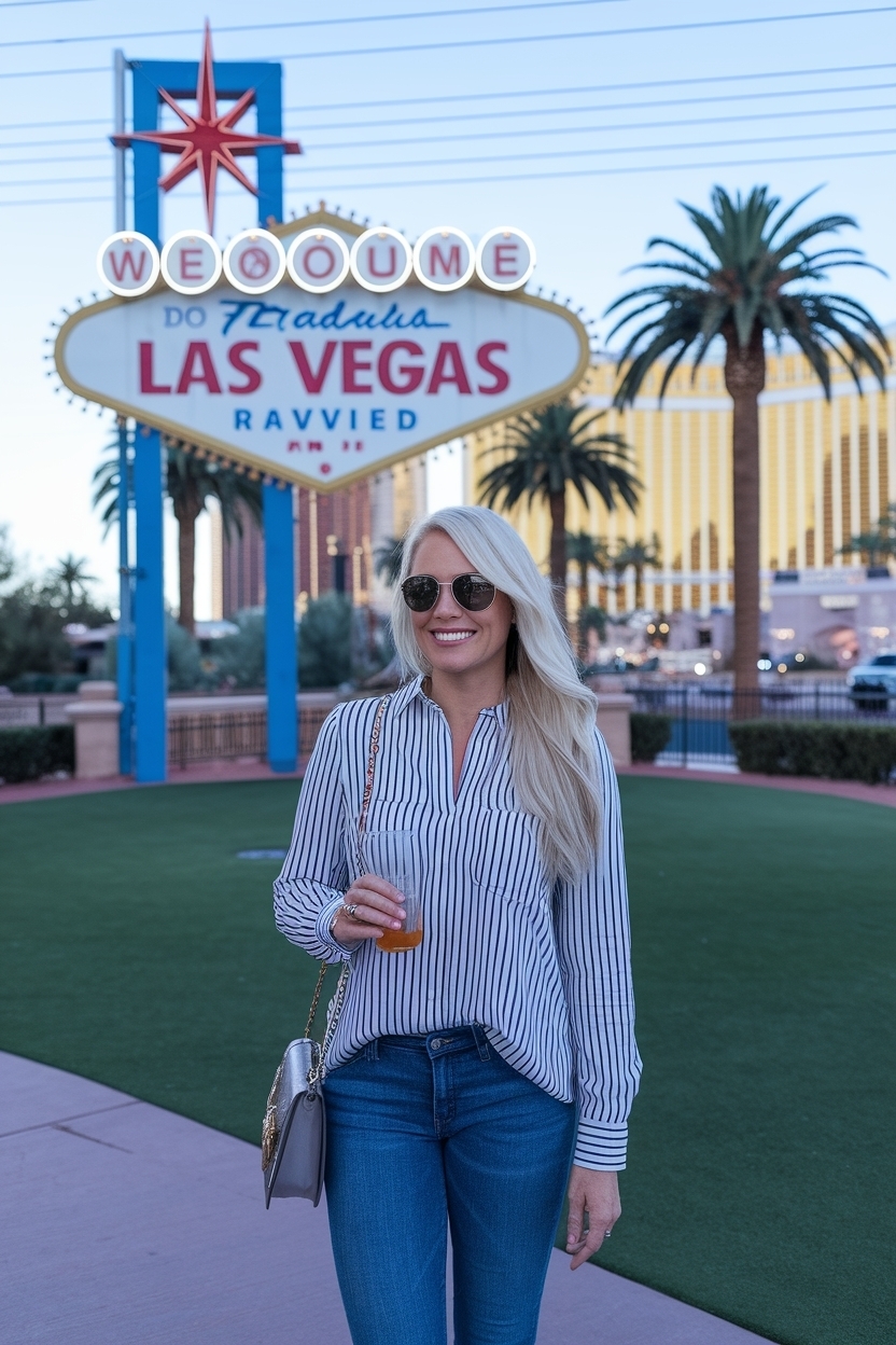 Las Vegas Outfits for Women Over 40 Casual: Glamorous Styles outfit idea